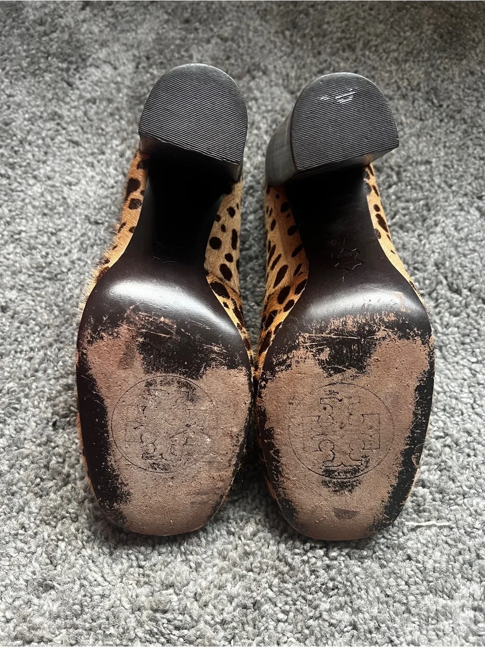 Tory Burch Leopard Print Platform Pumps
